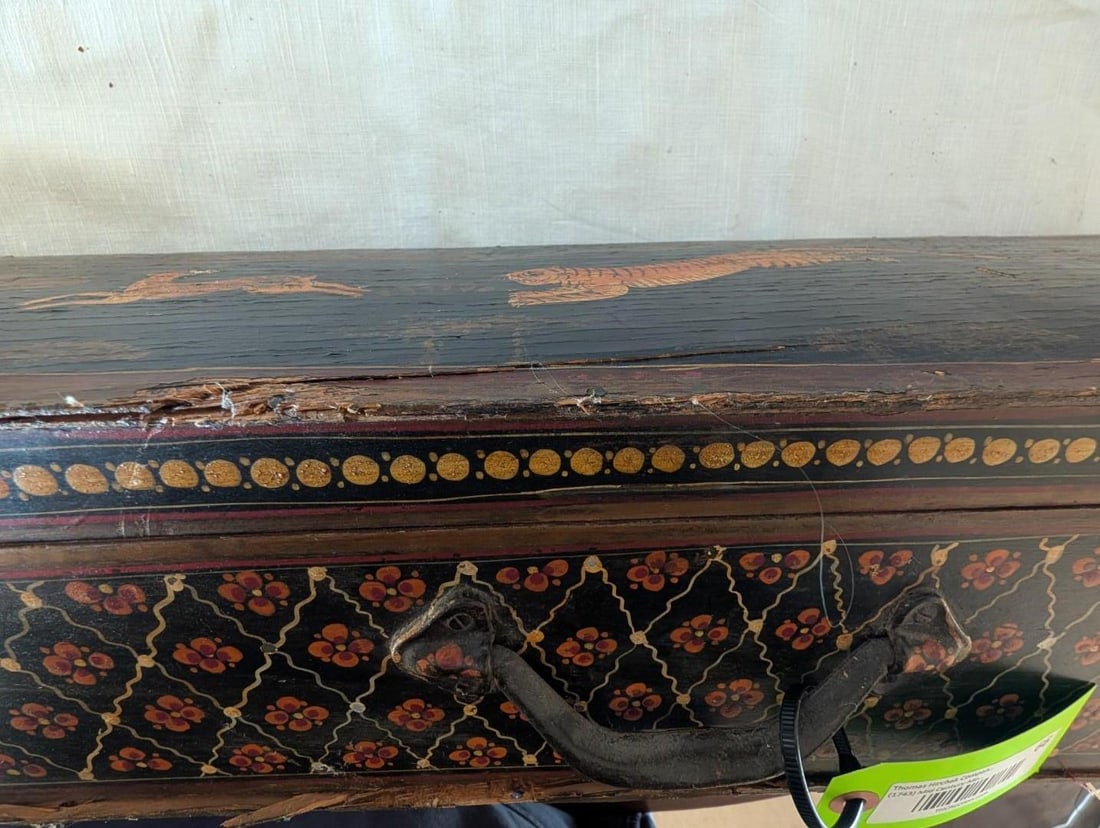 Antique Hand Painted Violin Case - 15