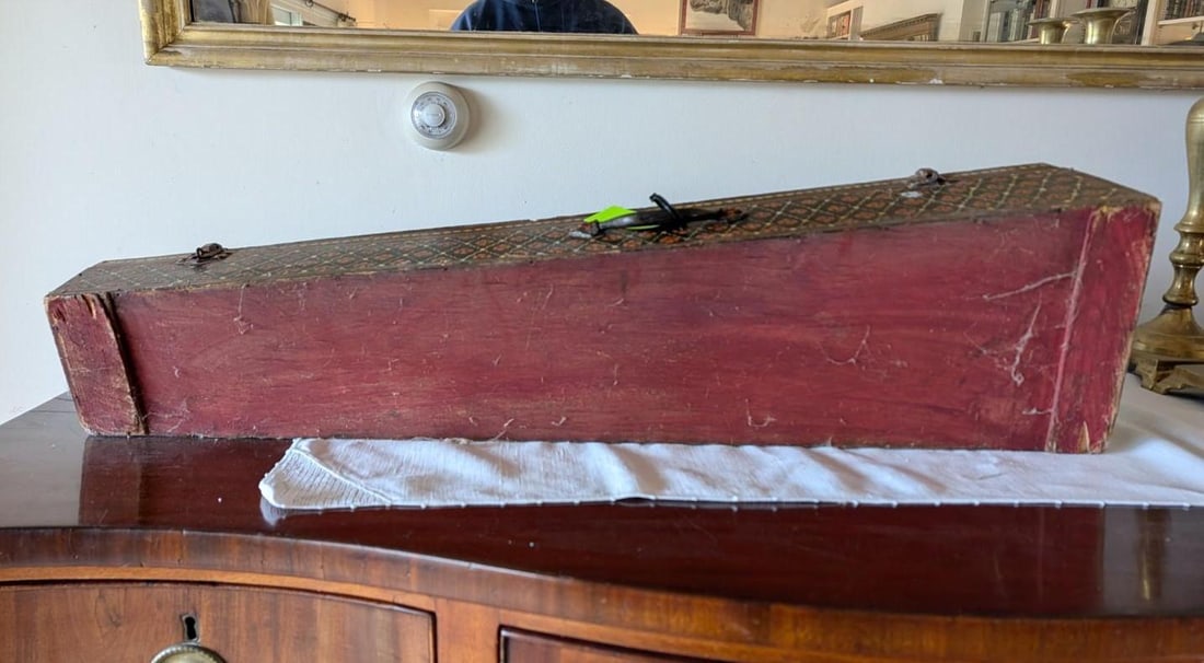 Antique Hand Painted Violin Case - 16