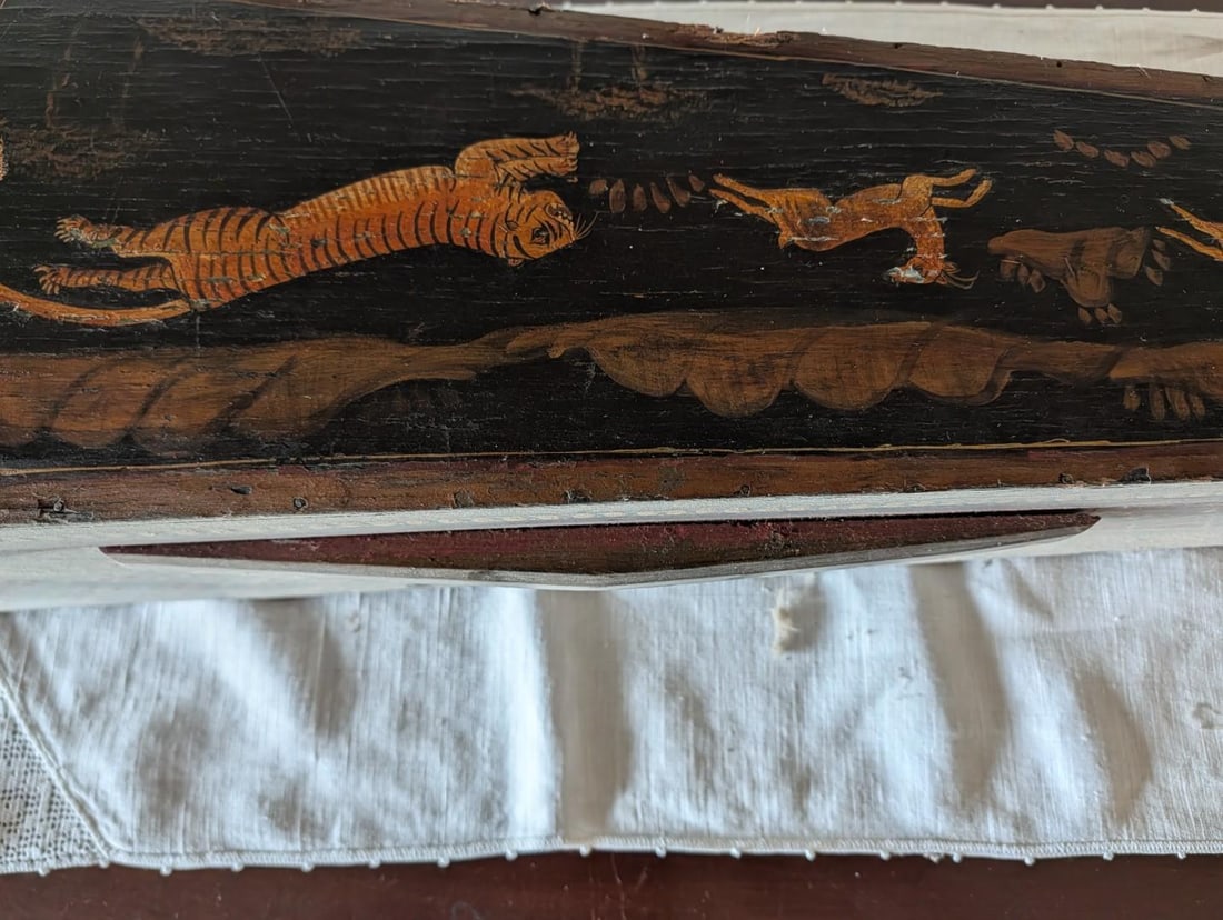 Antique Hand Painted Violin Case - 18