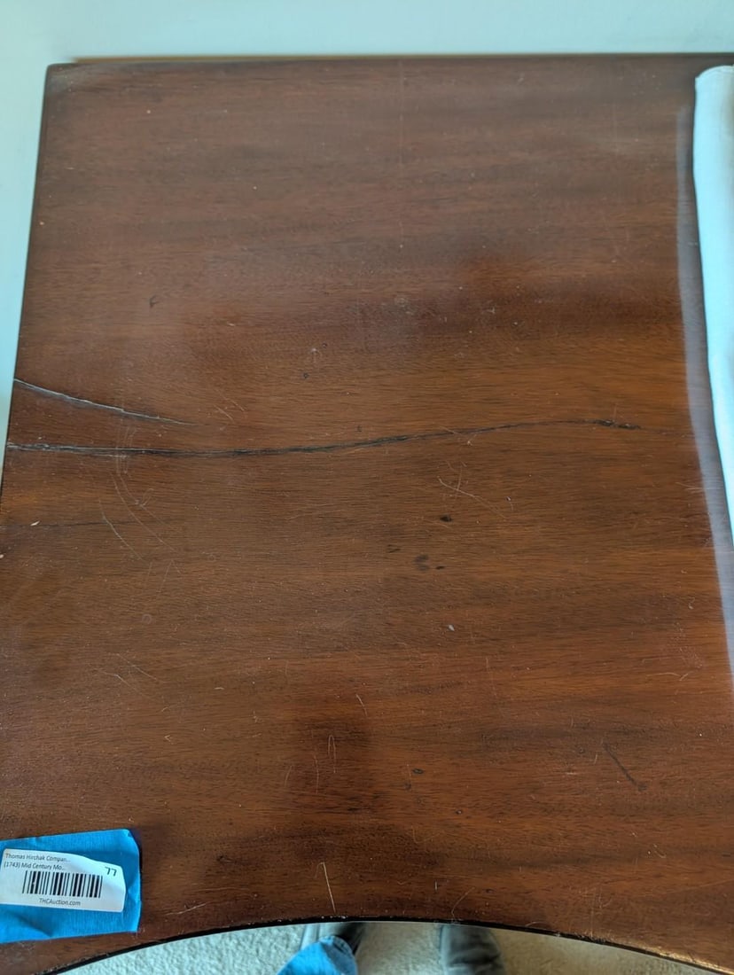 Period Hepplewhite Mahogany & Satinwood Serpentine Front Sideboard - 7