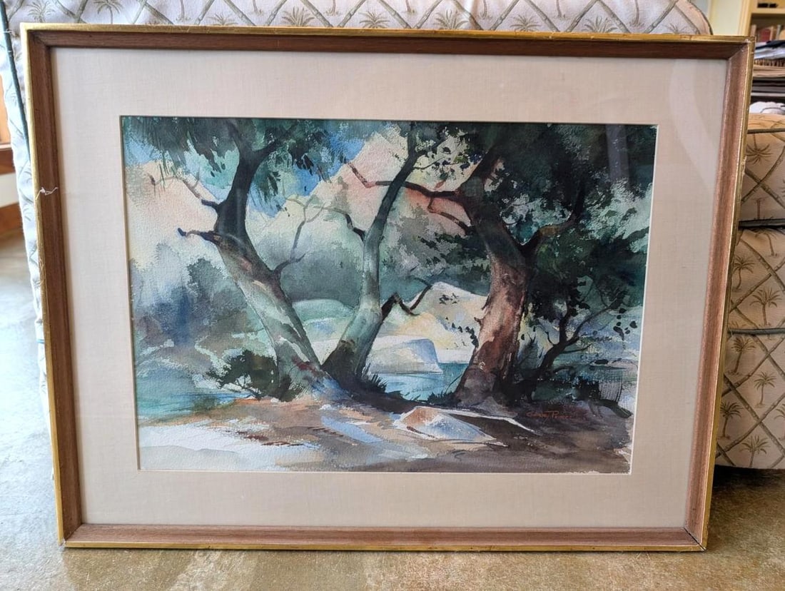 Gary Pierce Watercolor Painting (1 of 5)