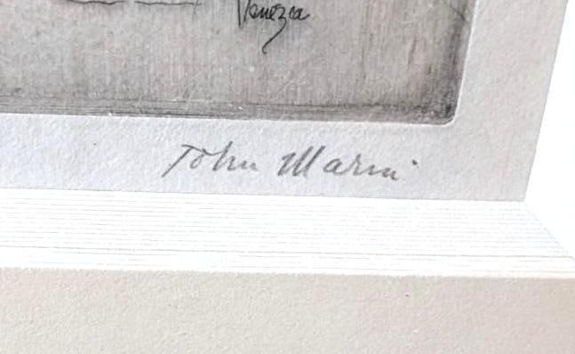 John Marin Etching "Canal St. Pietro, Venice" - 3