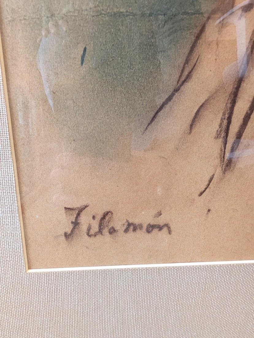 Barnaby Conrad Pastel Portriat "Filamon" - 3