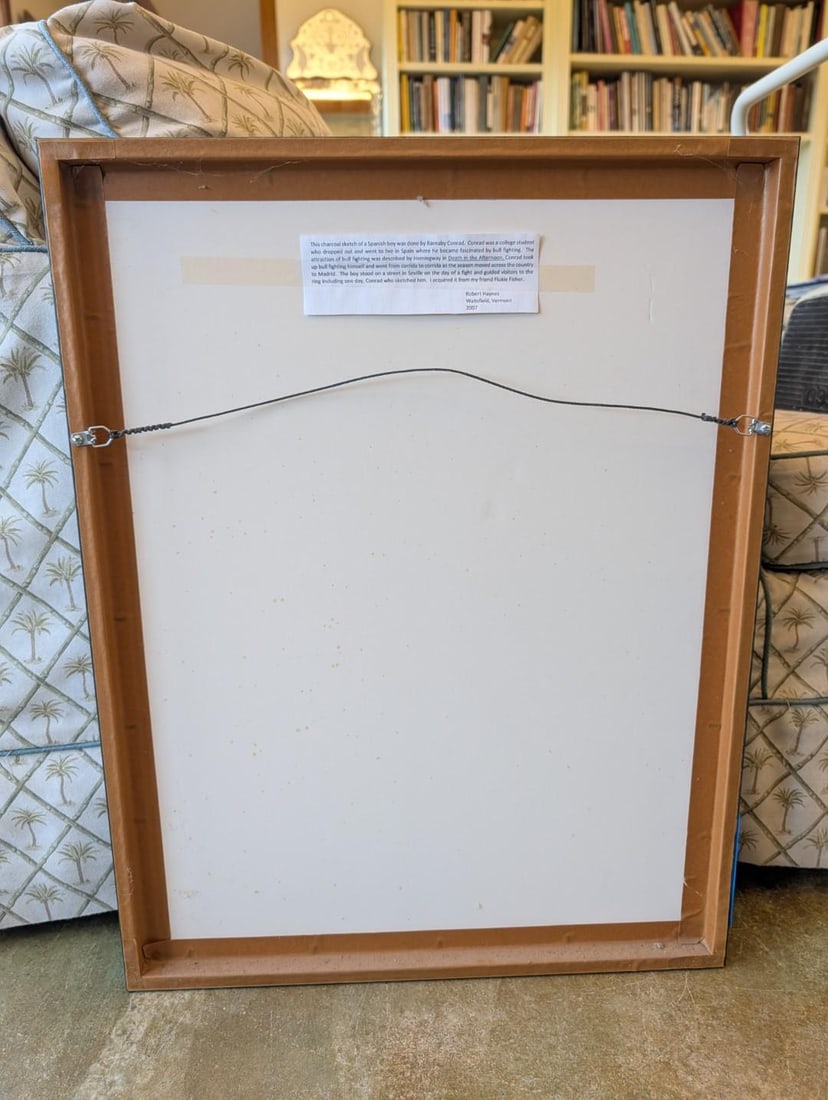 Barnaby Conrad Pastel Portriat "Filamon" - 5