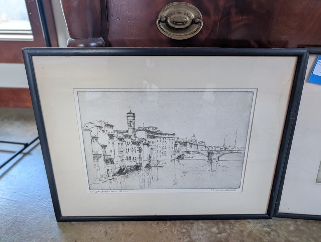 (2) Antique Engravings - 2