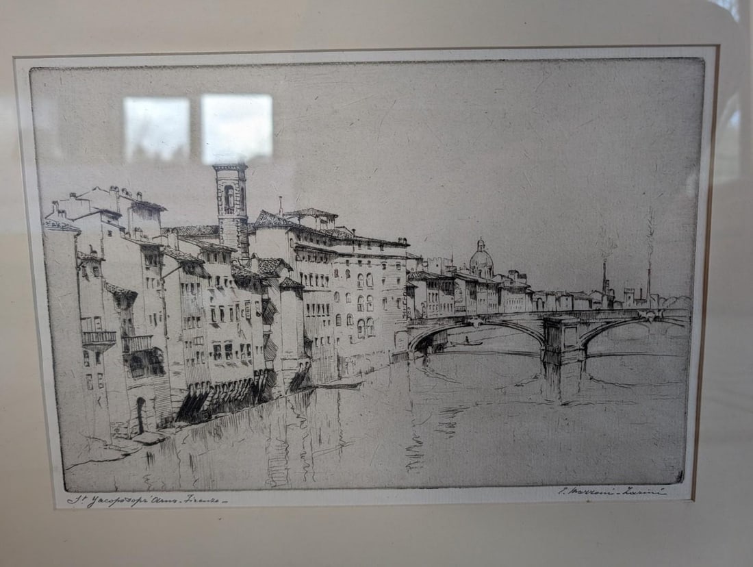 (2) Antique Engravings - 3