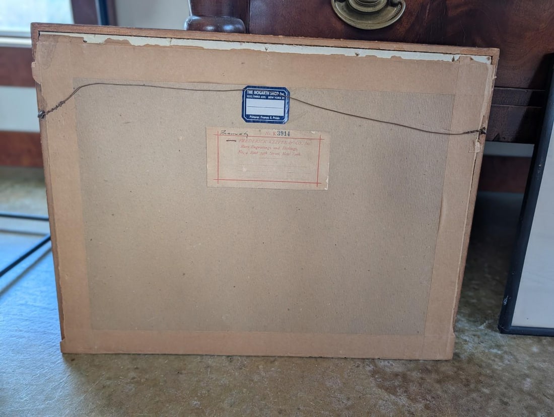 (2) Antique Engravings - 6