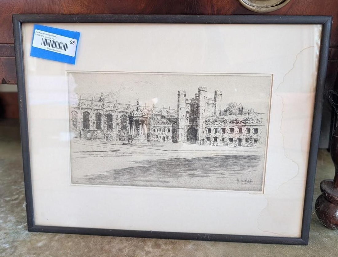 (2) Antique Engravings - 8