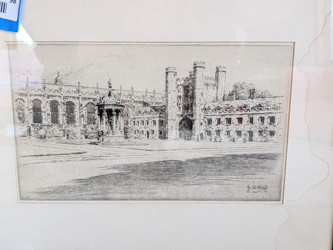 (2) Antique Engravings - 9