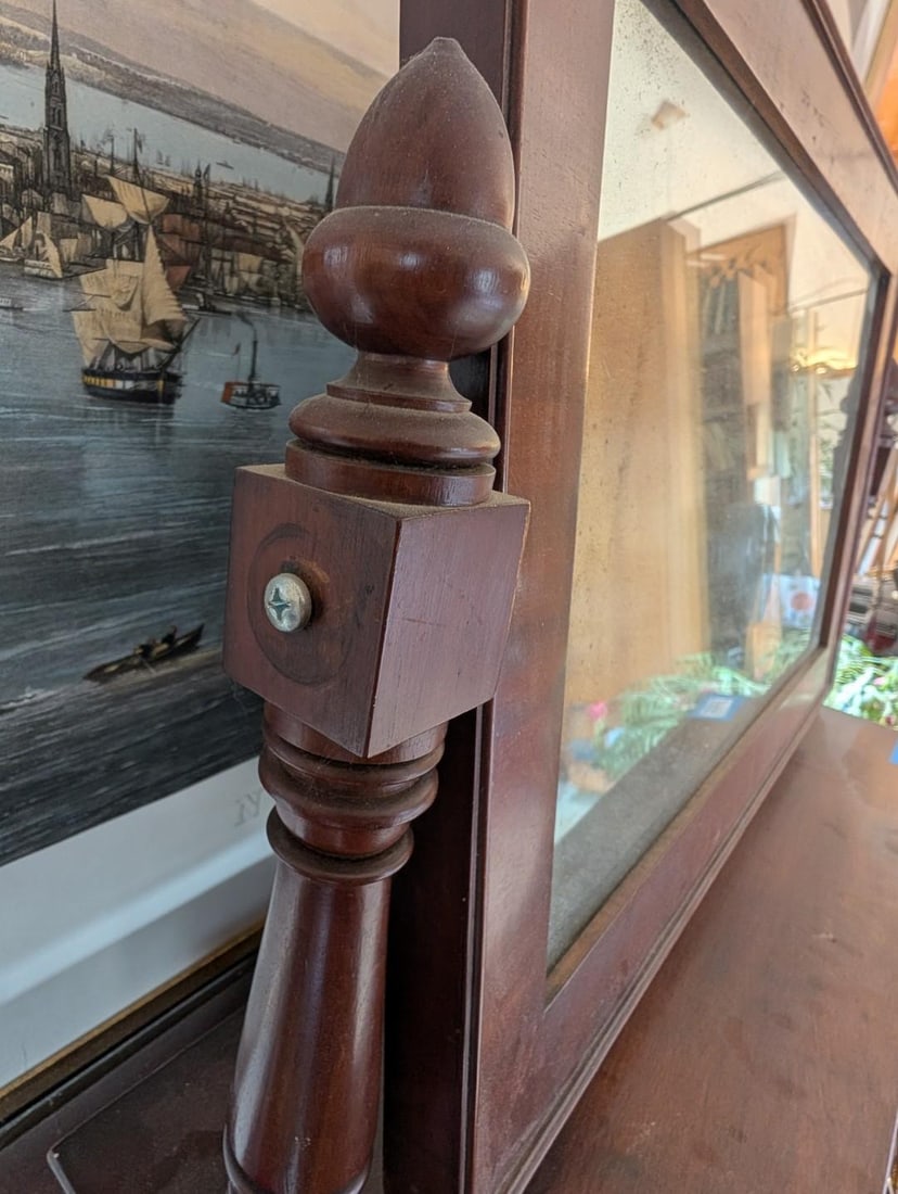 Alexander Hamilton Chippendale Mahogany Dressing Mirror - 11