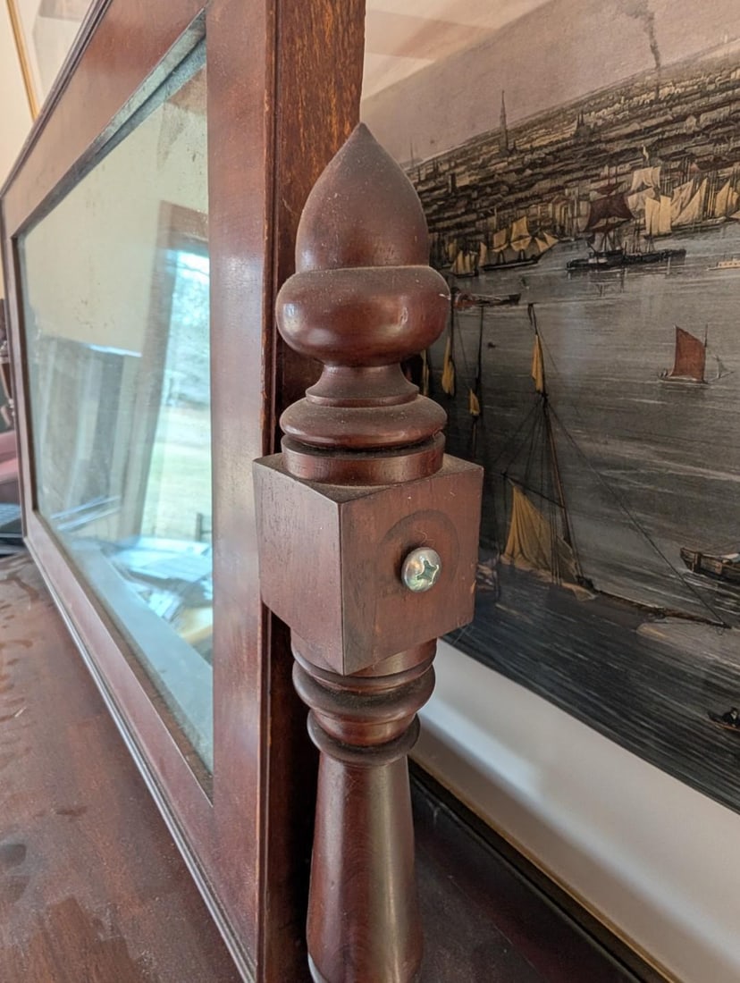 Alexander Hamilton Chippendale Mahogany Dressing Mirror - 12