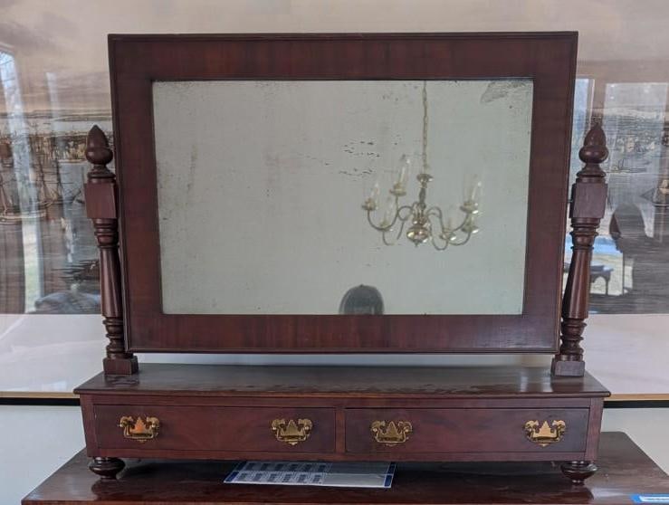 Alexander Hamilton Chippendale Mahogany Dressing Mirror (1 of 15)