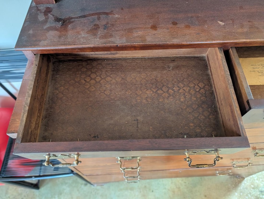 Alexander Hamilton Chippendale Mahogany Dressing Mirror - 7