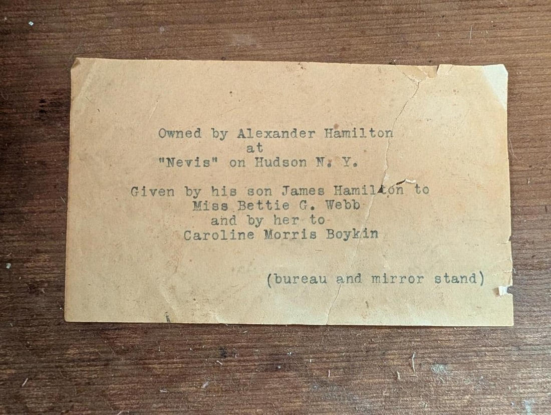 Alexander Hamilton Chippendale Mahogany Dressing Mirror - 8