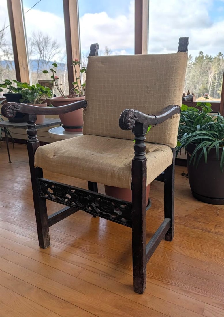 Carved Antique Armchair (1 of 20)