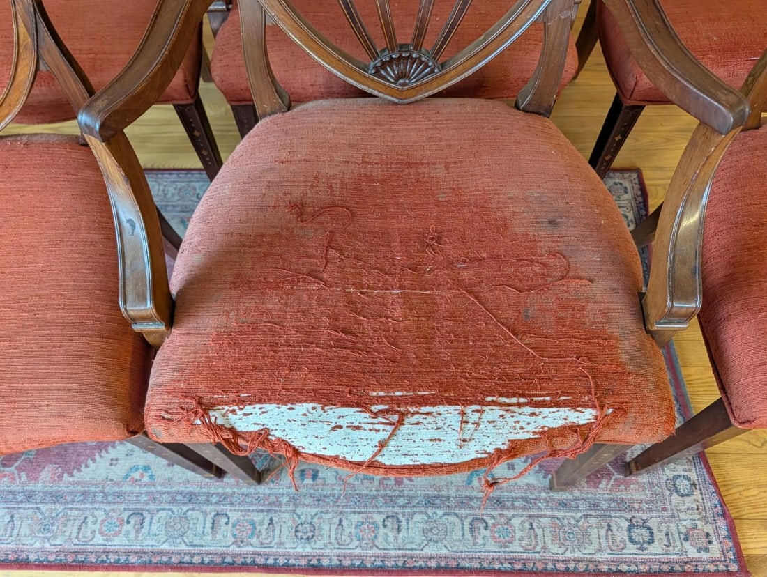 Set of (6) Centennial Hepplewhite Shield Back Chairs - 3