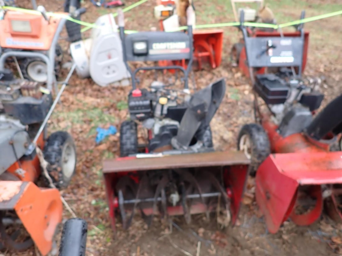 (4) Gas Powered Snowblower Projects - 4