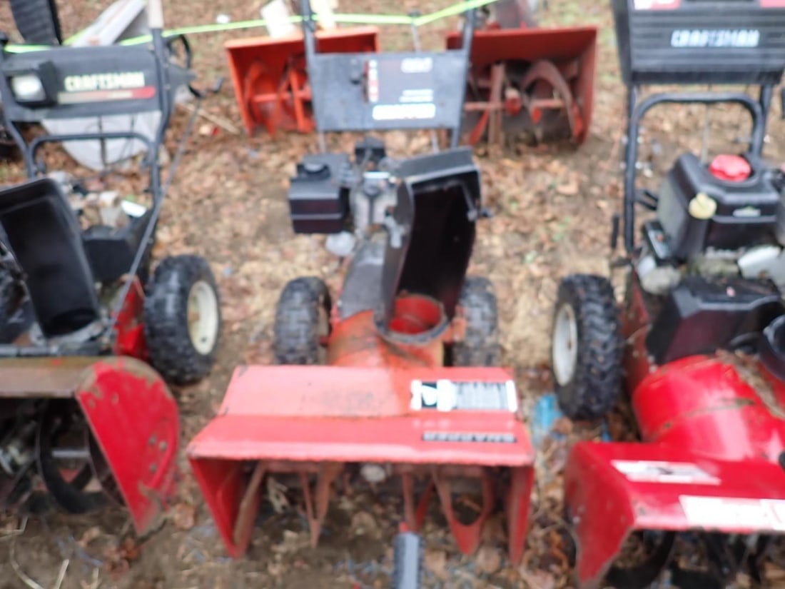 (4) Gas Powered Snowblower Projects - 5