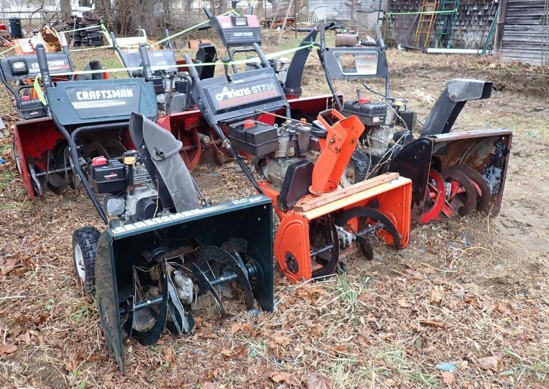 (3) Gas Powered Snowblower Projects - 2