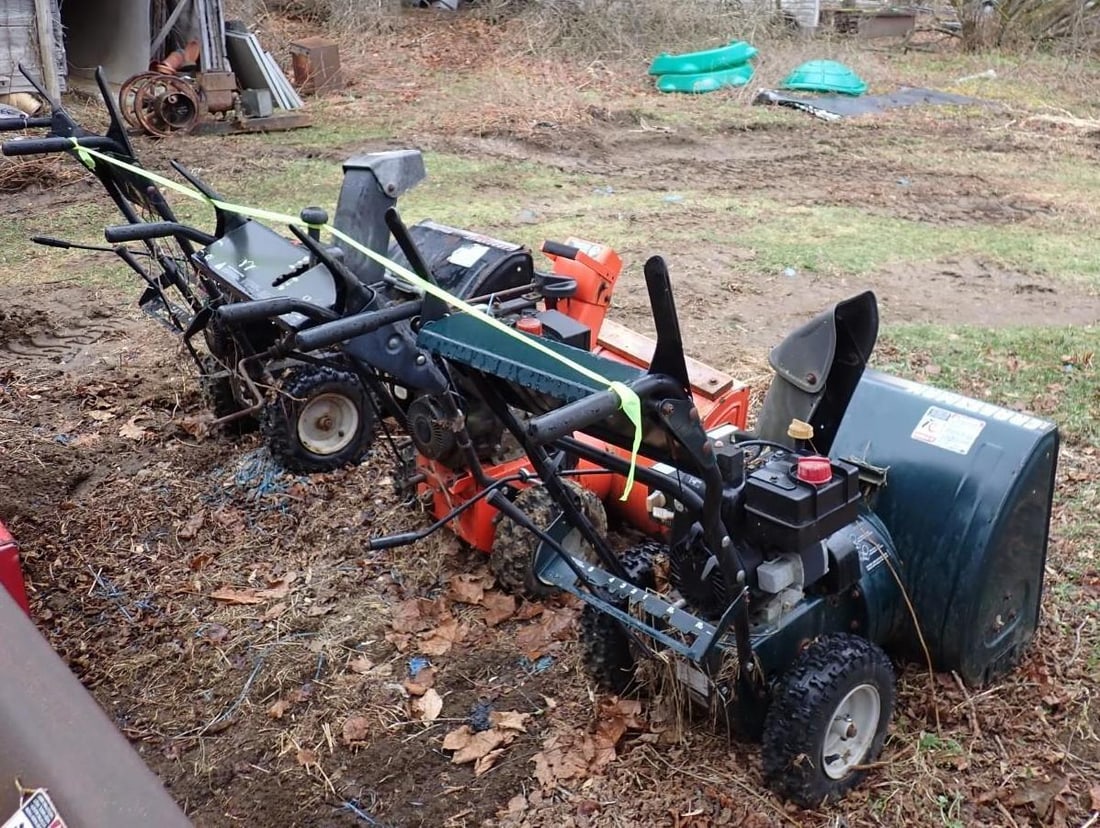 (3) Gas Powered Snowblower Projects - 3