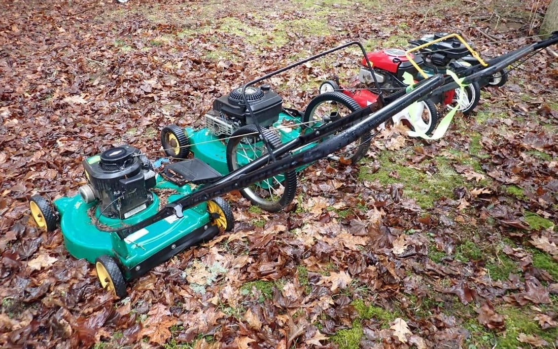 (2) Weed Eater Gas Powered Push Mowers - 5