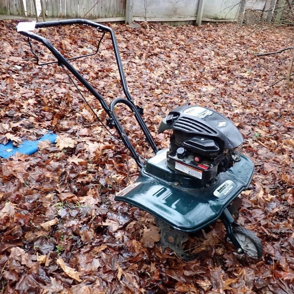 Bowlin 12" - 24" Rototiller: Location: Backyard 