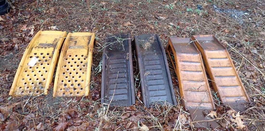 (3) Sets of Steel Automotive Ramps: Location: Backyard 