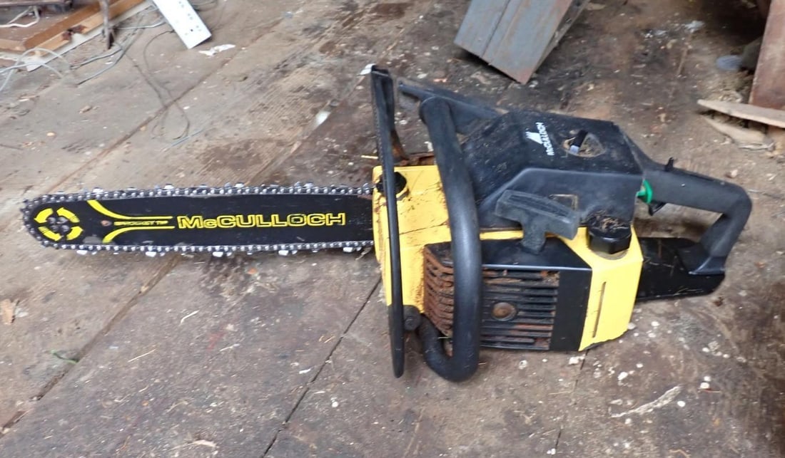 (10) Vintage McCulloch Chainsaws - 15