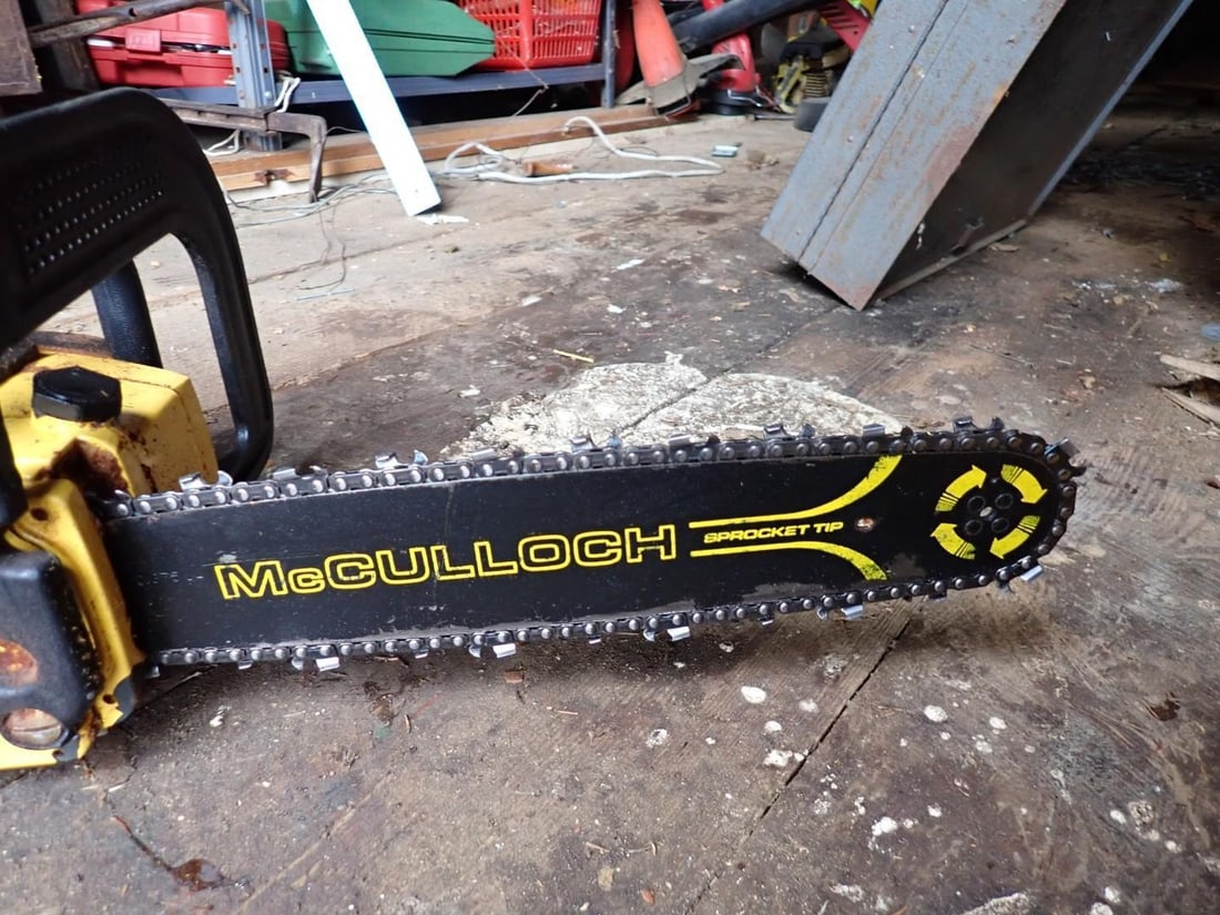 (10) Vintage McCulloch Chainsaws - 18