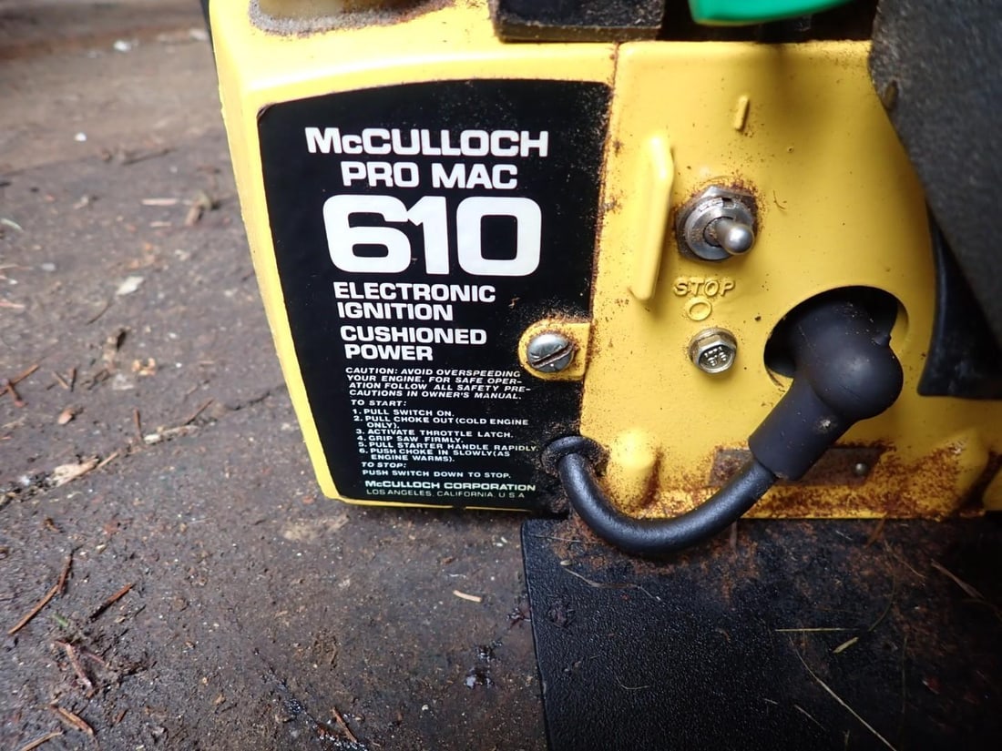 (10) Vintage McCulloch Chainsaws - 20