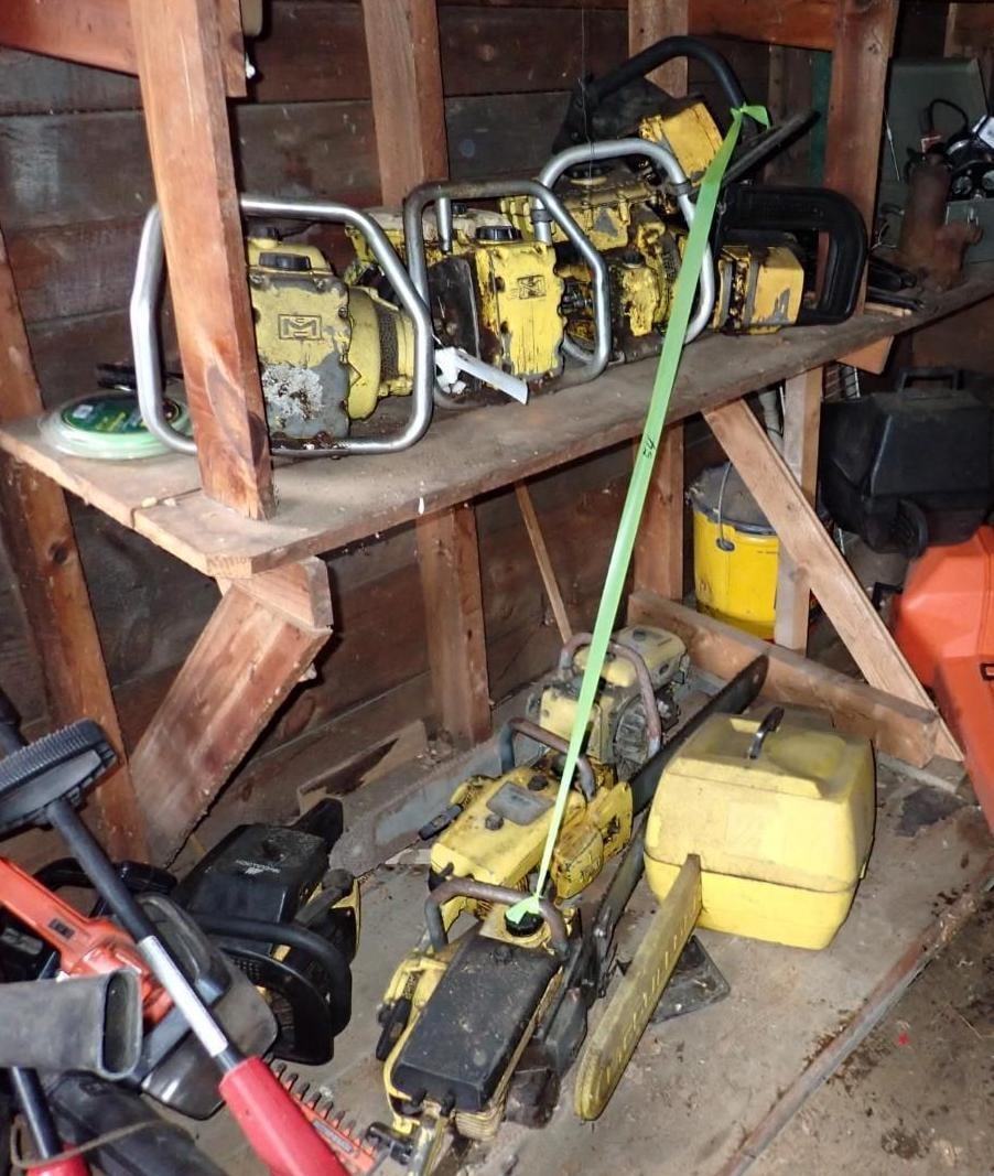 (10) Vintage McCulloch Chainsaws - 4
