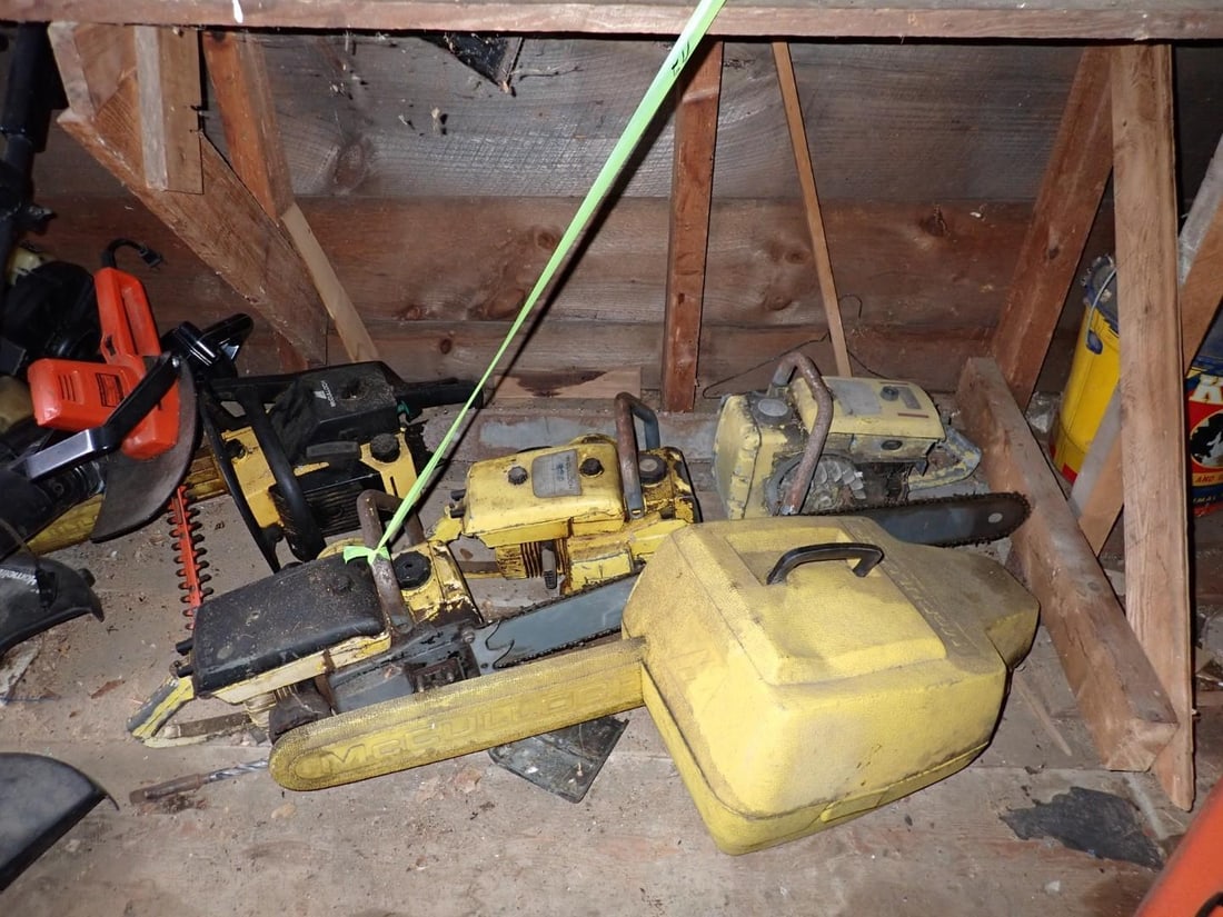 (10) Vintage McCulloch Chainsaws - 6