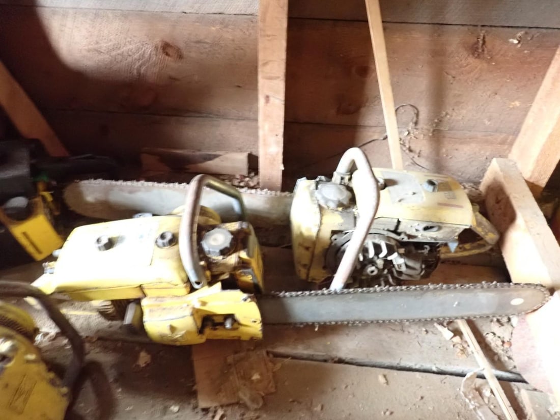 (10) Vintage McCulloch Chainsaws - 8