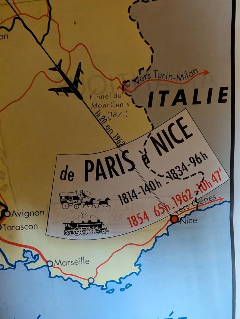 (12+/-) Vintage French World Maps - 10