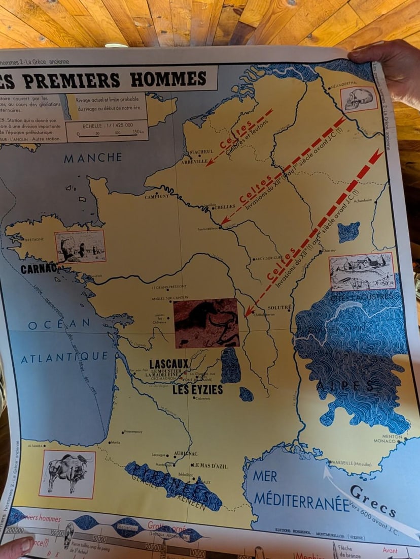 (12+/-) Vintage French World Maps - 5