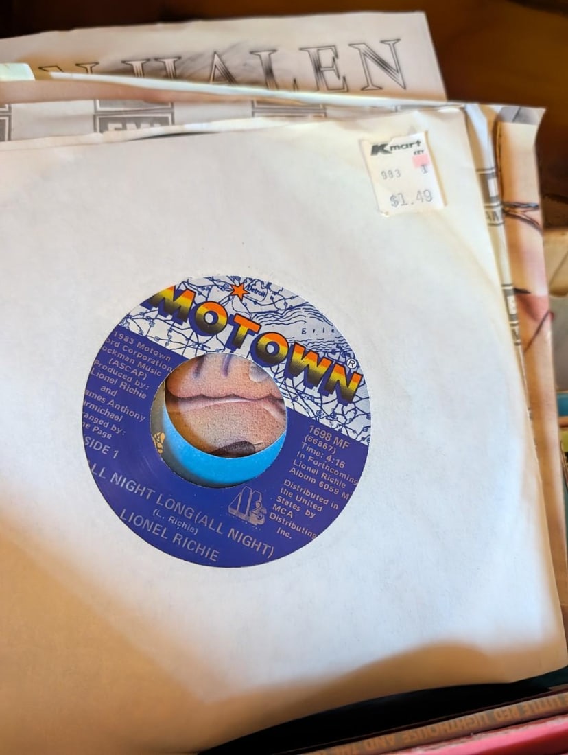 (100+/-) 45 LP Records - 12