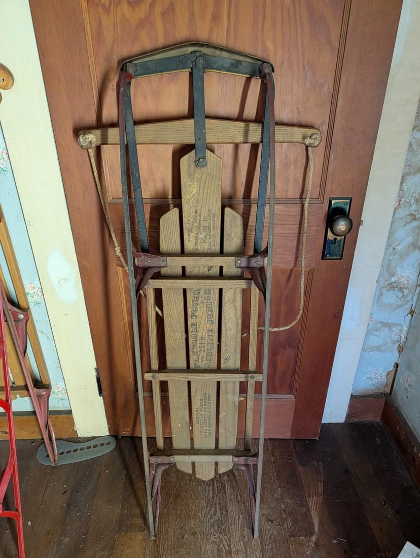 (4) Vintage Runner Sleds - 6