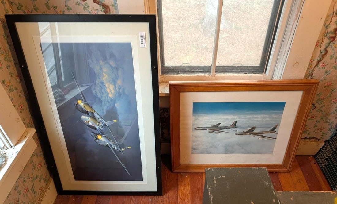 (2) US Air Force Plane Prints (1 of 4)