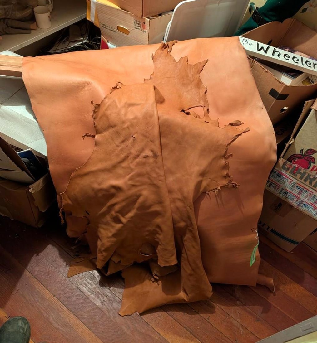 (2) Pieces Tanned Cowhide & Deerhide (1 of 7)