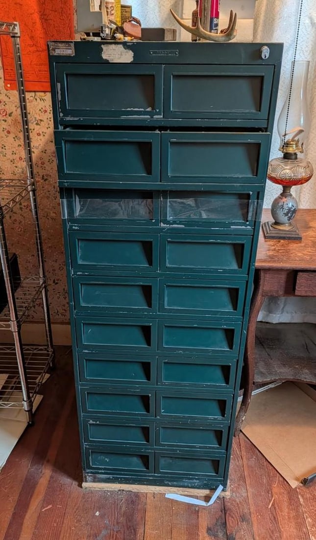 (2) 10 & 11-Drawer Steel Cabinets - 2