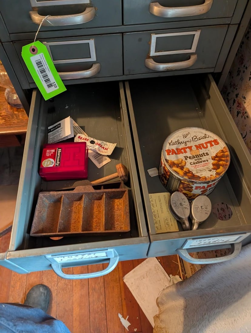 (2) 10 & 11-Drawer Steel Cabinets - 4