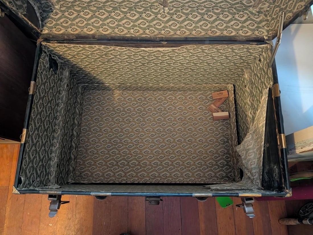 Antique Steamer Trunk - 7