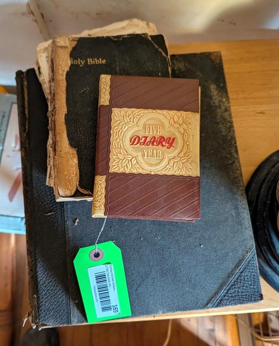 (2) Antique Bibles & (1) Diary (1 of 3)