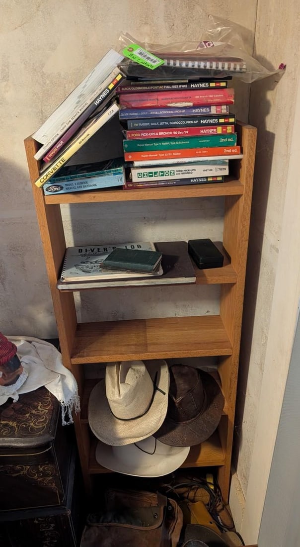 Vintage Repair Manuals & Asst. Books Behind TV (1 of 4)