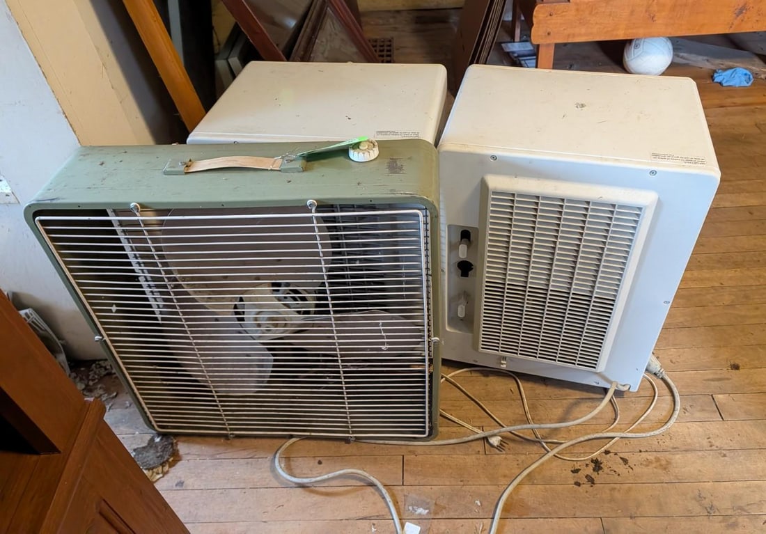 (2) Dehumidifiers & Fan (1 of 5)