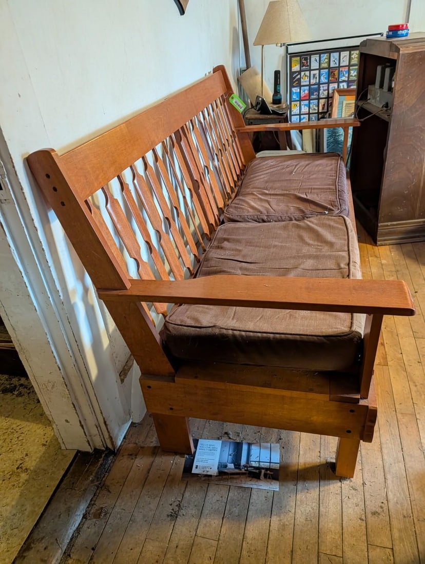 Maple Slat Back Sofa - 3