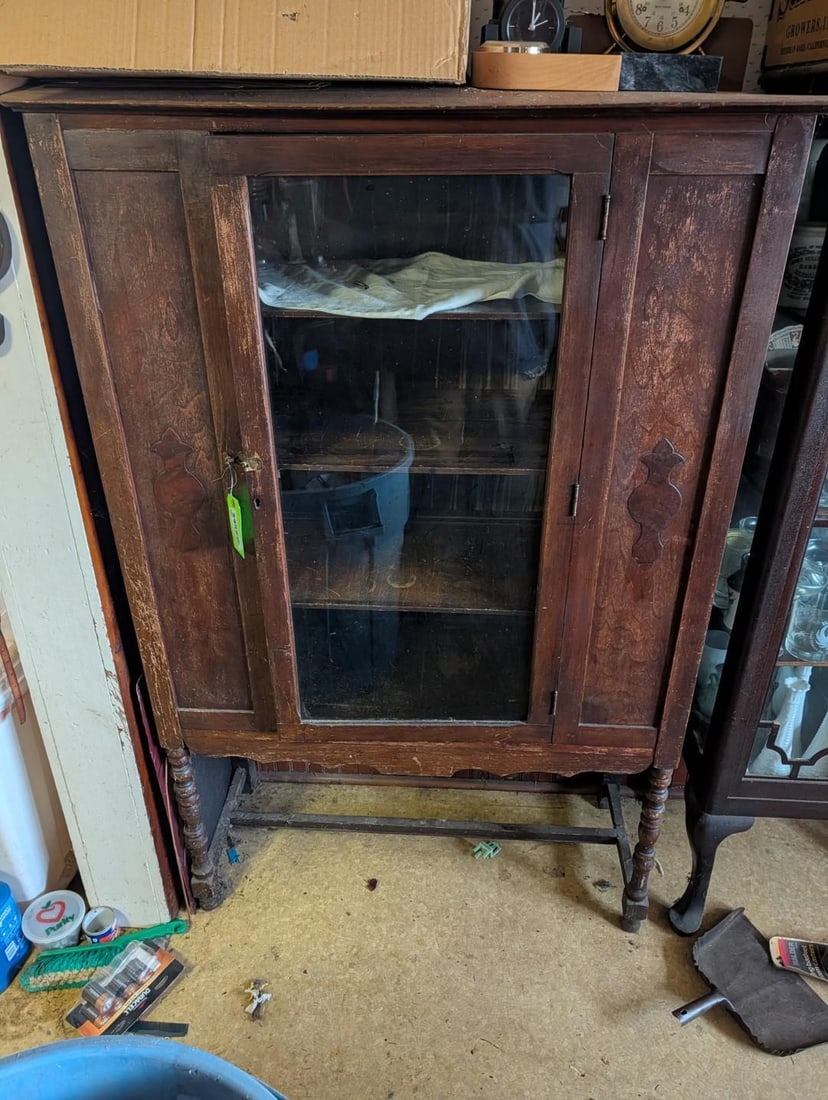 4-Tier Glass Front China Cabinet - 2