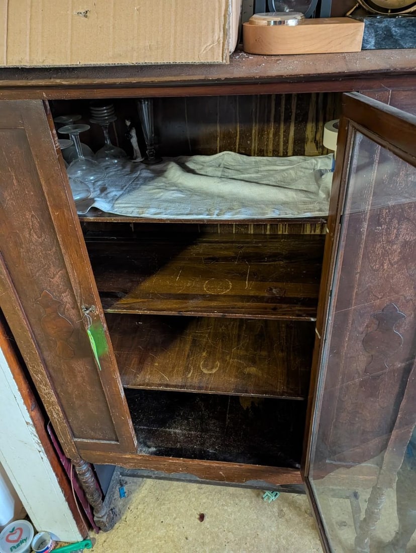 4-Tier Glass Front China Cabinet - 3