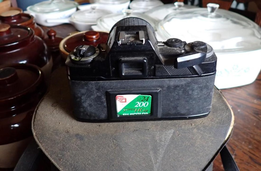 Ricoh KR 30A 35mm Camera & Polaroid Land Camera - 5