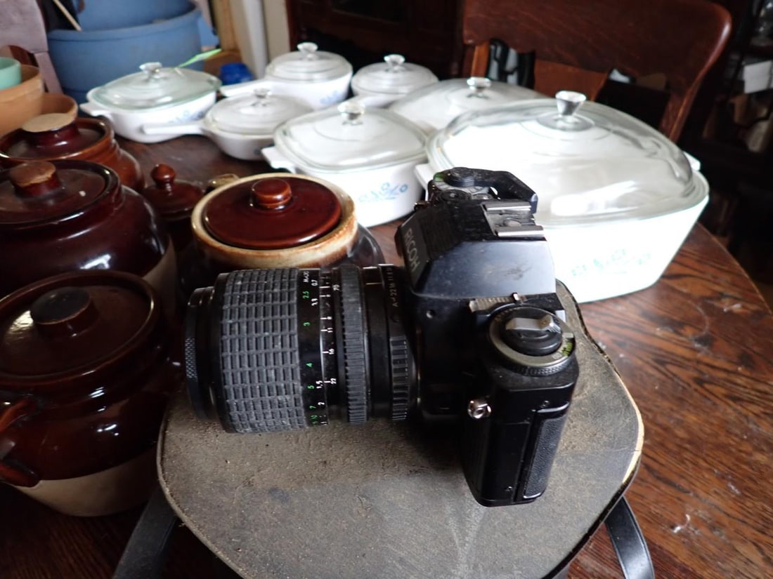 Ricoh KR 30A 35mm Camera & Polaroid Land Camera - 6